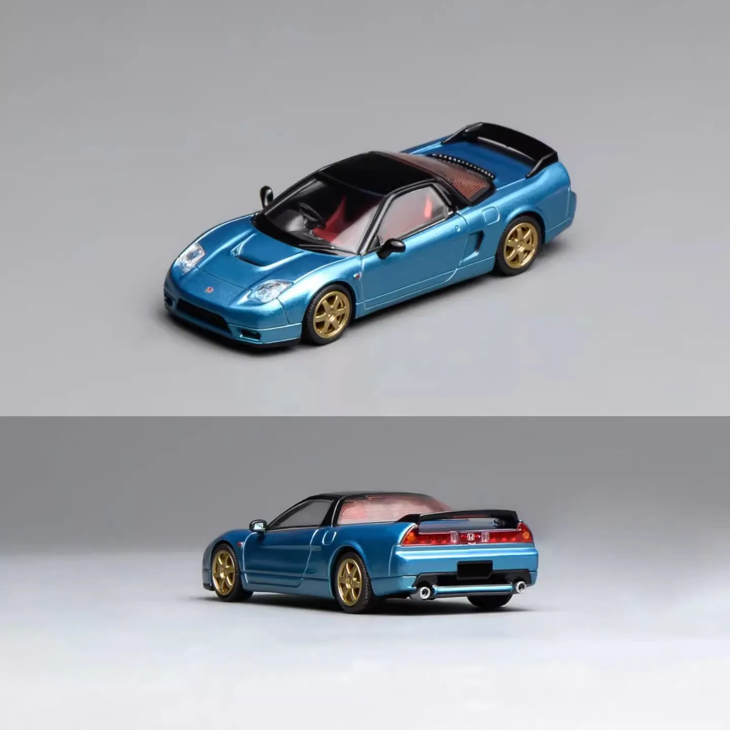 MOTORHELIX MH 1/64 Honda NSX-R NA2 GT Alloy Car Model Limited Version Simulation Collection Cars Model for Boy Birthday Toy Gift