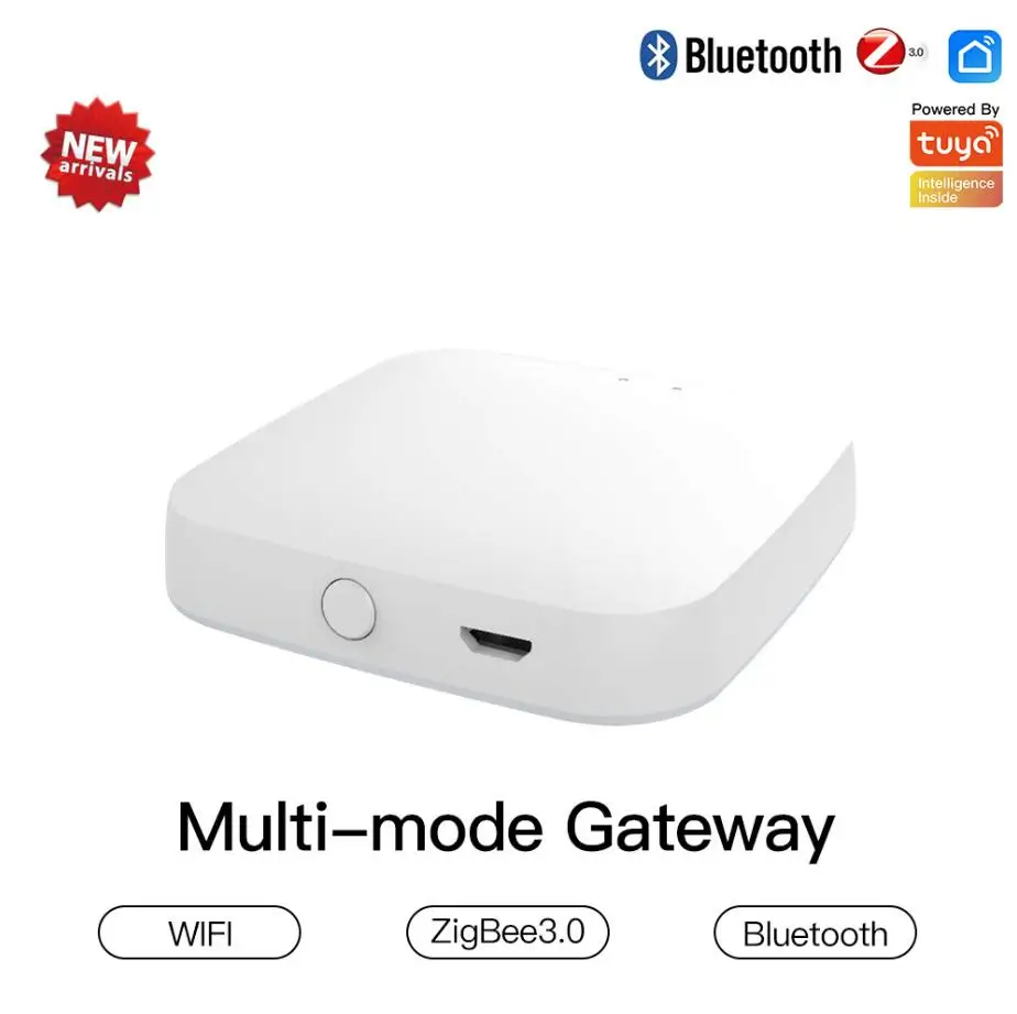 Tuya ZigBee 3.0 Smart Gateway Hub Multi-Mode Smart Home Bridge WIFI Bluetooth APP Wireless Remote Control For Alexa Google Home