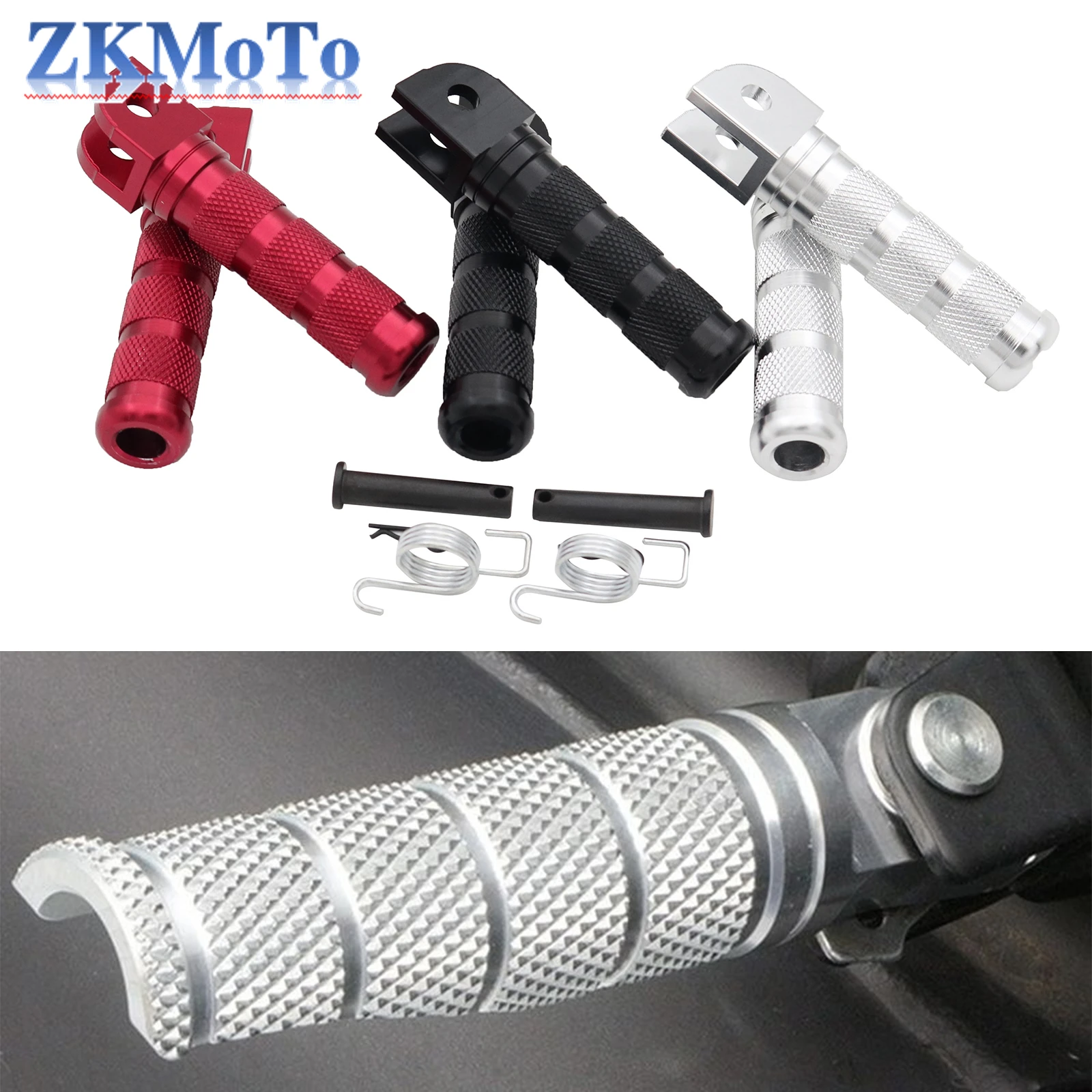 Motorrad CNC Aluminium Heck pedal für Honda CB650F Dax Affe Kawasaki Z125 Suzuki Yamaha ATV Dirt Bike Allzweck teile