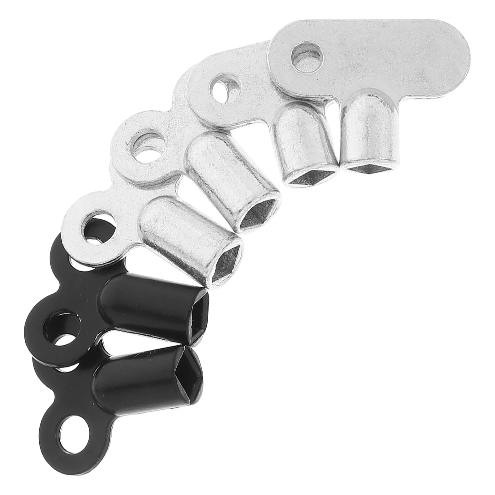 6Pcs Zinc Alloy Radiator Bleed Key Set Universal Square Vent Exhaust Valve Keys for Heating Systems Hvac Radiator Accessories