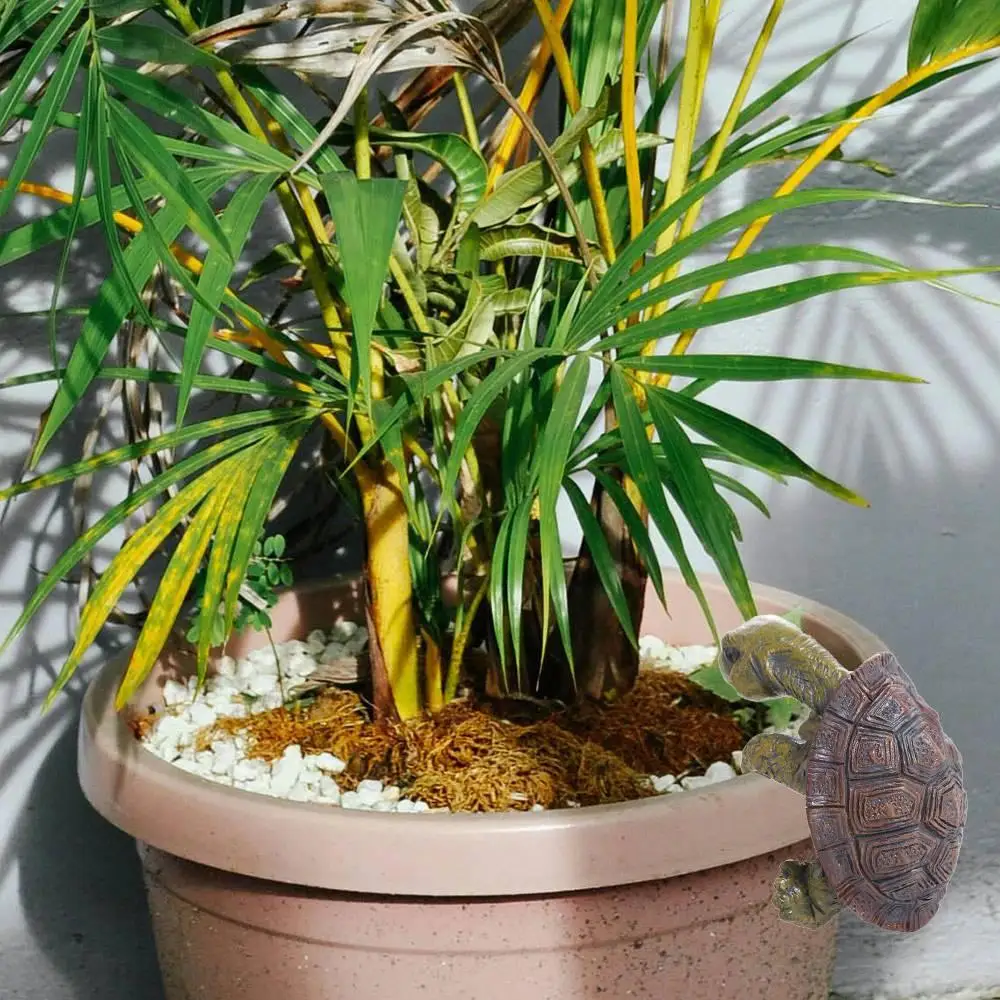 3D Turtle Hanging Ornaments Decorative Cartoon Small Turtle Pot Hanging Handmade Simulated Turtle