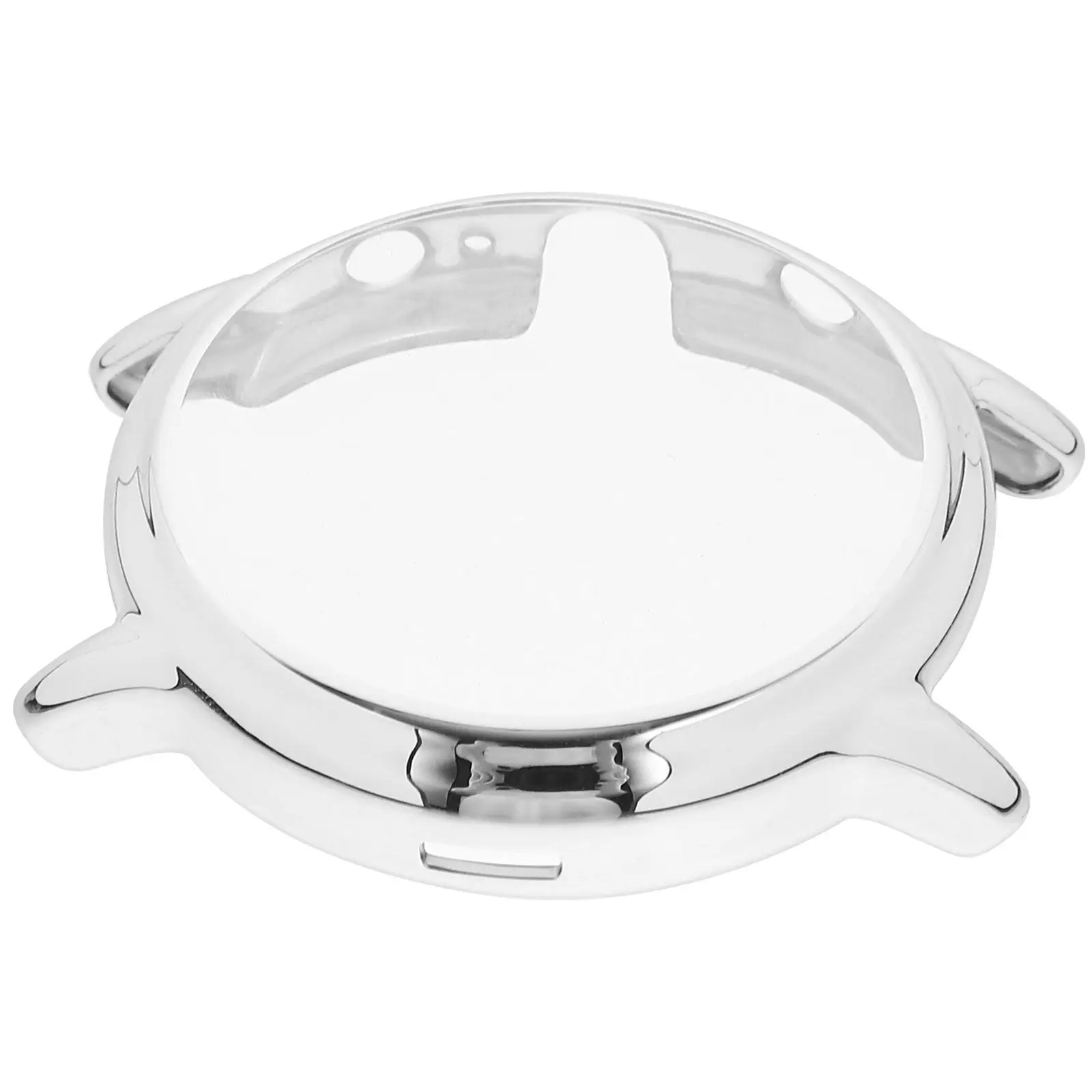 

Tpu Watch Case Protective Shell Full Cover Dust Scratch Resistant Compatible for Fossil Gen 5 The Hr Silver Lightweight