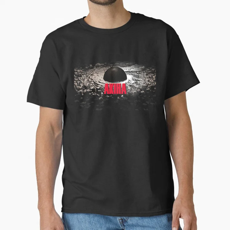 

Tetsuo Neo Tokyo Explosion Akira Cyberpunk Anime T shirt for man Large size Tops Manga Graphic Print Y2k Clothes Cartoon Tee