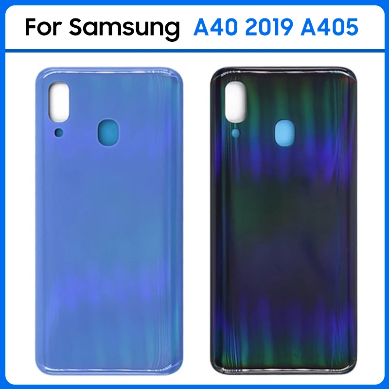 New For Samsung Galaxy A40 2019 A405 SM-A405F A405DS Middle Frame Bezel Battery Back Cover Rear Door A40 Housing Case Replace