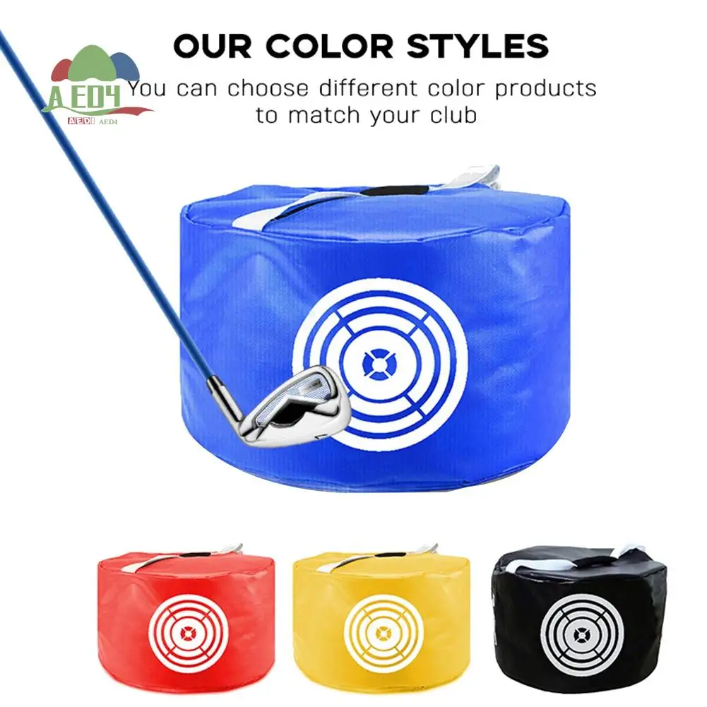 AED4-Golf تأثير السلطة سحق حقيبة ضرب حقيبة سوينغ التدريب الإيدز تأثير سوينغ المدرب جولف سوينغ حقيبة تدريب