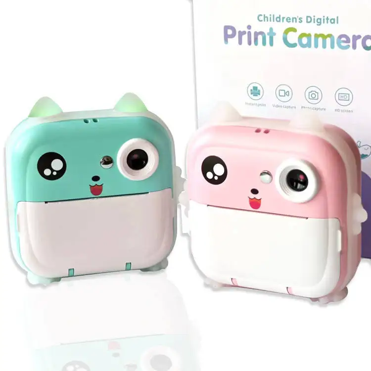 NEW Digital Children Camera for Photography Instant Print Photo Kids Camera Mini Thermal Printer Video Educational Toy Gift