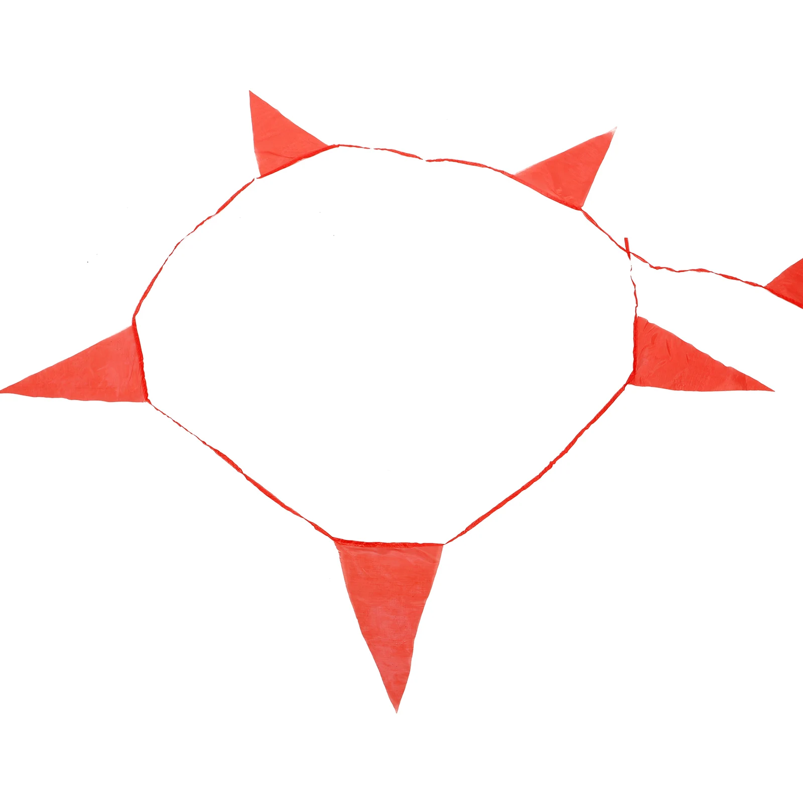 

1 set Red 100M Triangle Polyester Banner Hanging Pennant Party Bunting Garland Reusable Outdoor Indoor Wedding Birthday