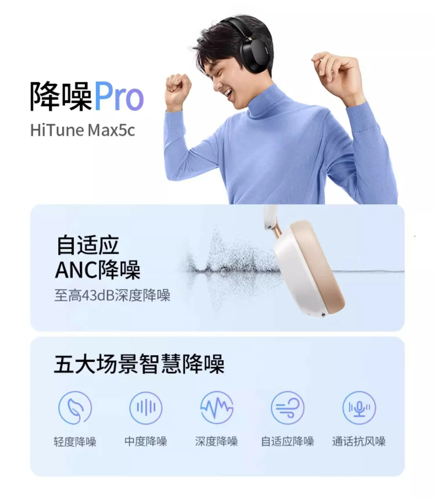 UGREEN Max5c Wearable Bluetooth Headset Noise Reduction Wireless Computer Wired E-Sports Game New Dual Gold Label Dual Mode