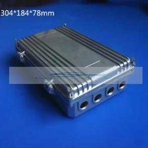 304x184x78mm Diy Aluminium Electronics Enclosure Amplifier Die Cast Aluminum Case IP67 Signal Project Housing Box Base Station