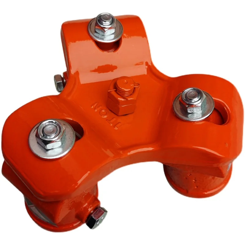 Lifting tripod top hat rescue iron pipe simple triangular hanger fire wellhead triangular bracket pulley hanging rack