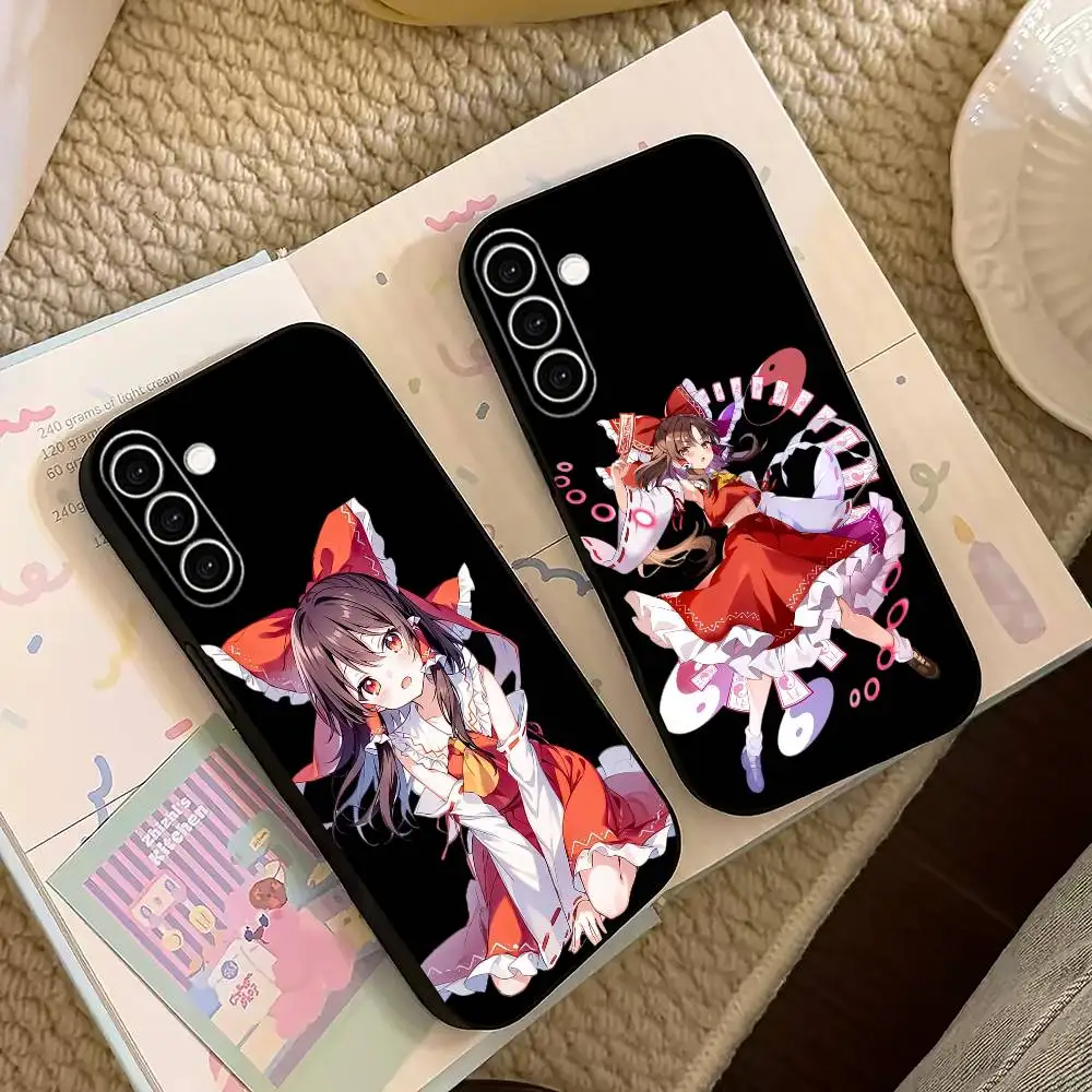 Hakurei Reimu Touhou Project  Phone Case For Samsung Galaxy A73,A72,A71,A70,A53,A52,A51,Others Soft Black Cover