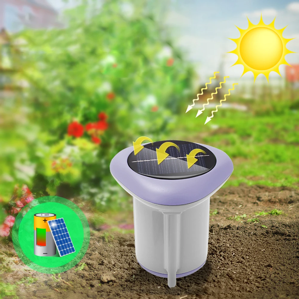 

Умный беспроводной датчик влажности почвы Zigbee на солнечной энергии, термогигрометр, водонепроницаемый измеритель влажности почвы для автоматизации полива в саду