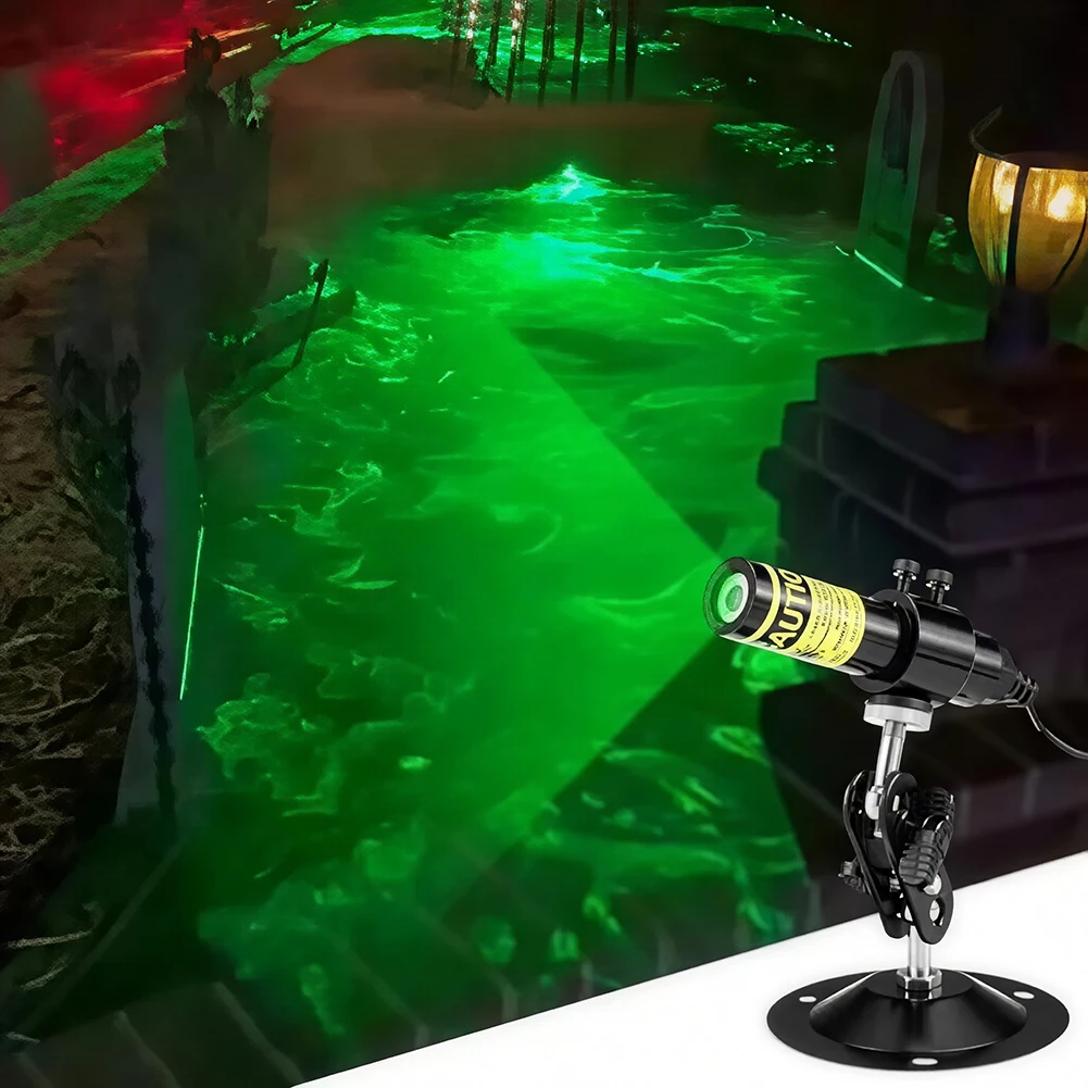 Halloween Lasers Swamp Light Lasers Projector Waterproof 360 Degree Adjustable Halloween Decor Creepy Haunted House Decor