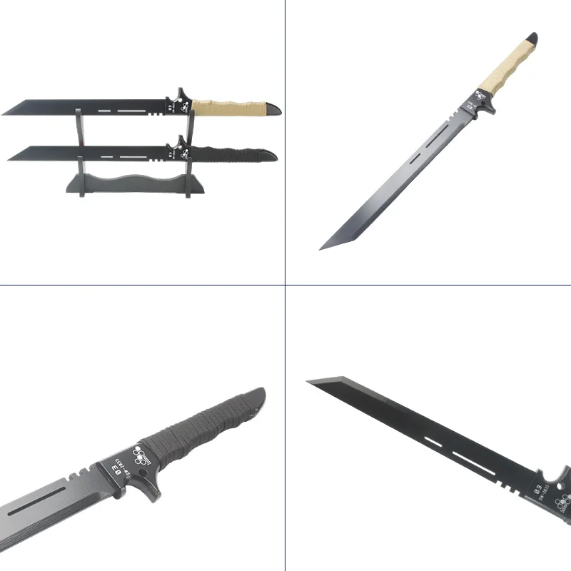 มังงะญี่ปุ่นตัวอักษร Katana คอสเพลย์ SOSHIRO HOSHINA อาวุธ Props ของเล่นดาบใบมีดไม้ไผ่ของขวัญฮาโลวีน