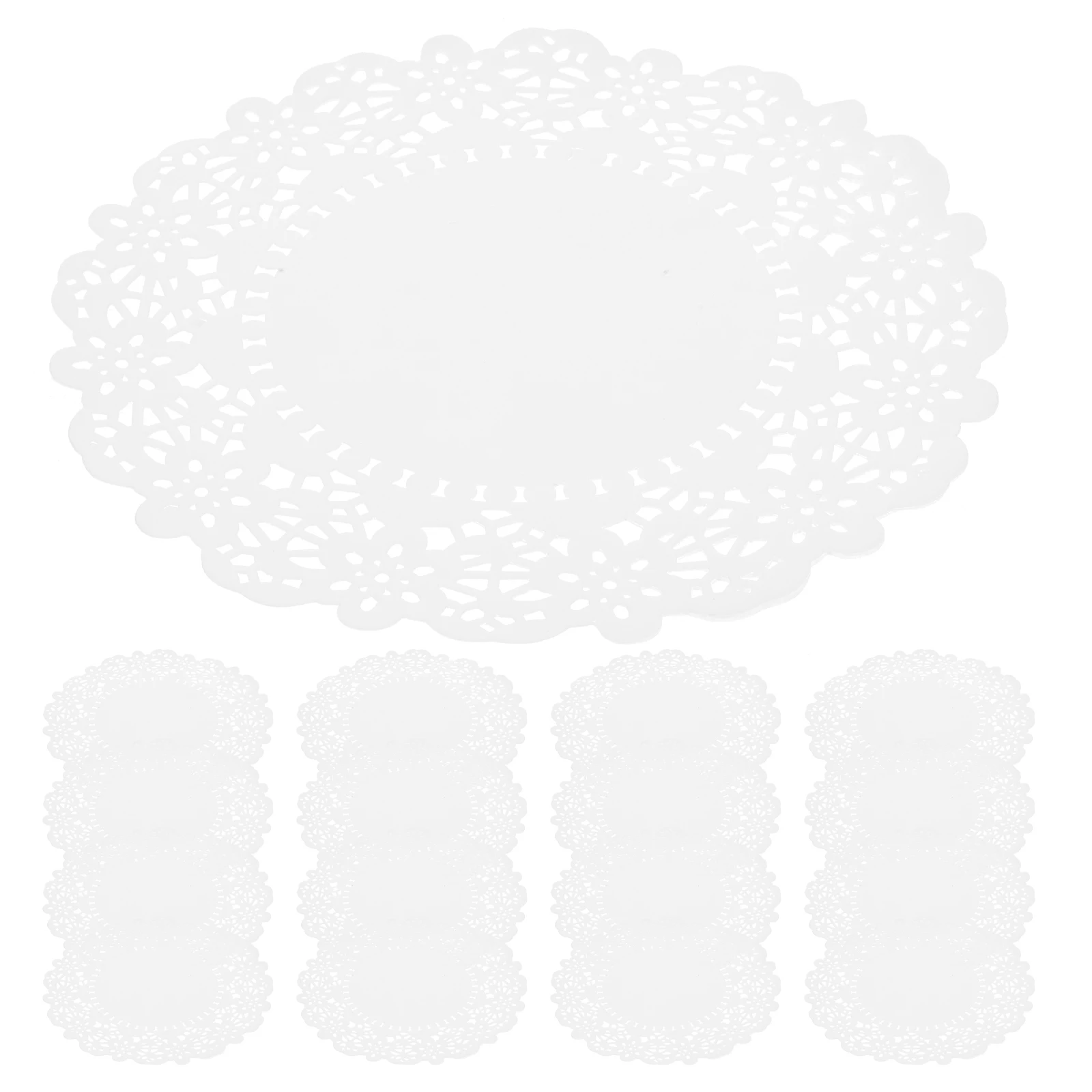 

140 Pcs Placemat Coaster Oil Blotting Paper Pad Tableware Decoration Cake Packaging Pads Doilies Oil-absorbing