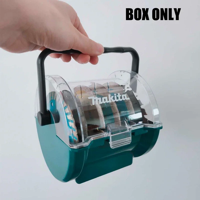 Makita Grinding Blade Box Angle Grinde Saw Blade Storage Case Cutting Disc Portable MAKITA Plastic Blade Box D-63862