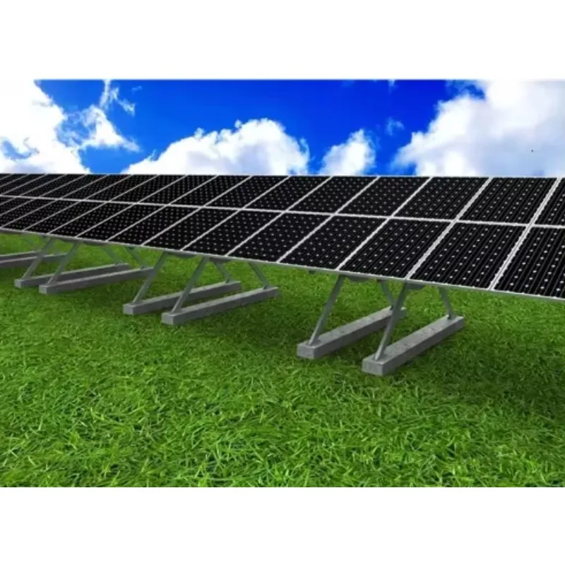 Solar Ground Mounting Aluminum Solar Panels Supporting Frames 1MW 5MW Solar Farm Project Bracket