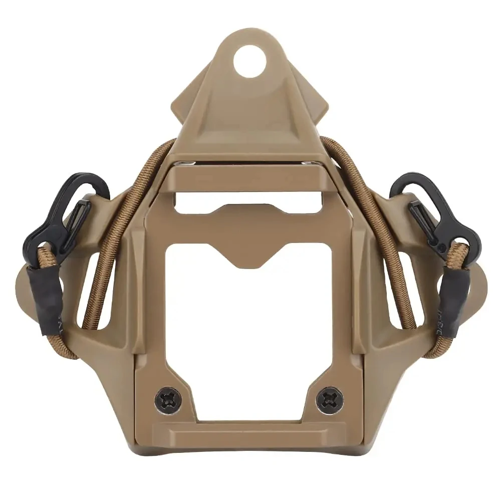 Booiu vas mortalha nvg montagem com cabo bungee fixação modular bungee mortalha capacete tático visão noturna suporte de metal ferragem