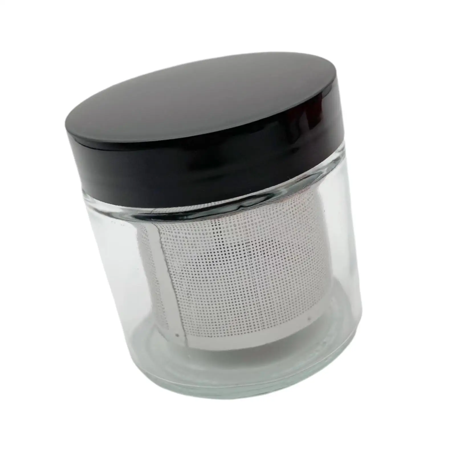 Jewelry Cleaning Jar Diamond Washing Cup Sieve for Gemstone Necklace Glasses