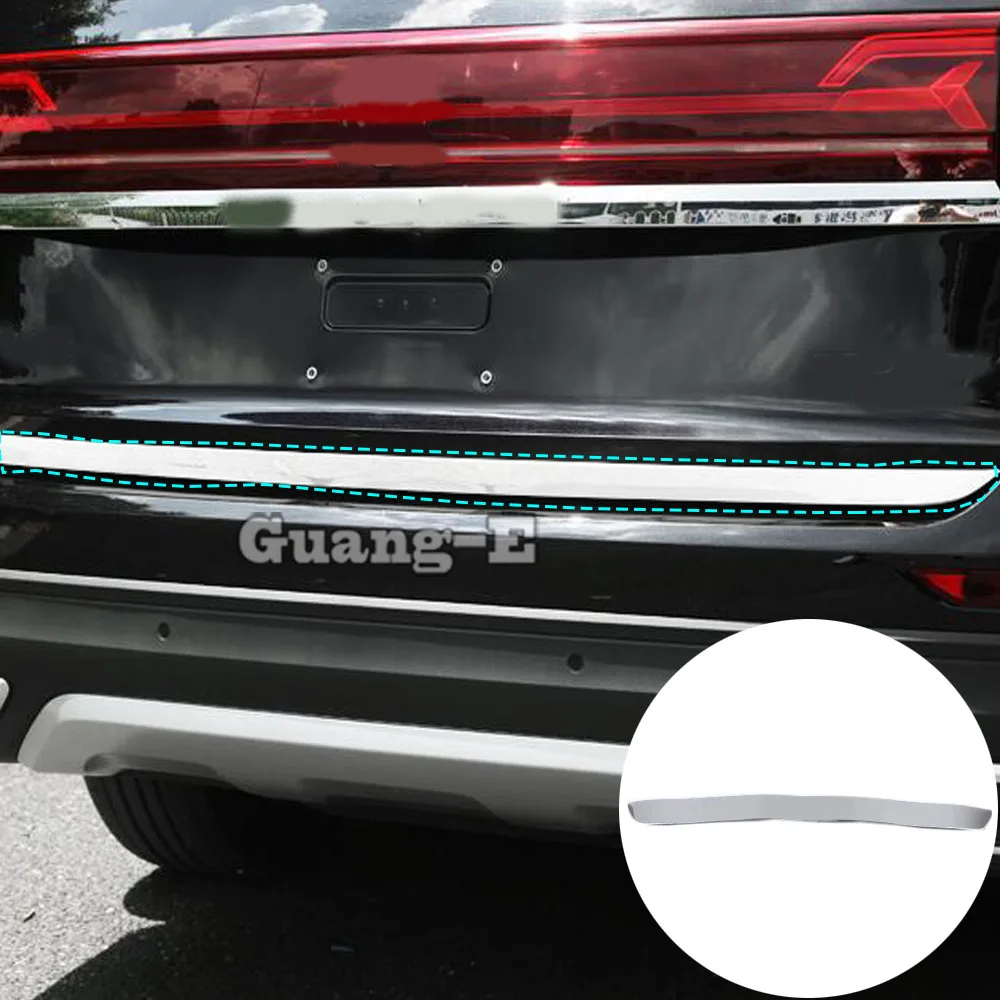 

Stainless Steel Tailgate Trim Trunk Tail Exterior Accessories Decoration For VW Volkswagen Teramont Atlas 2021 2022 2023 2024
