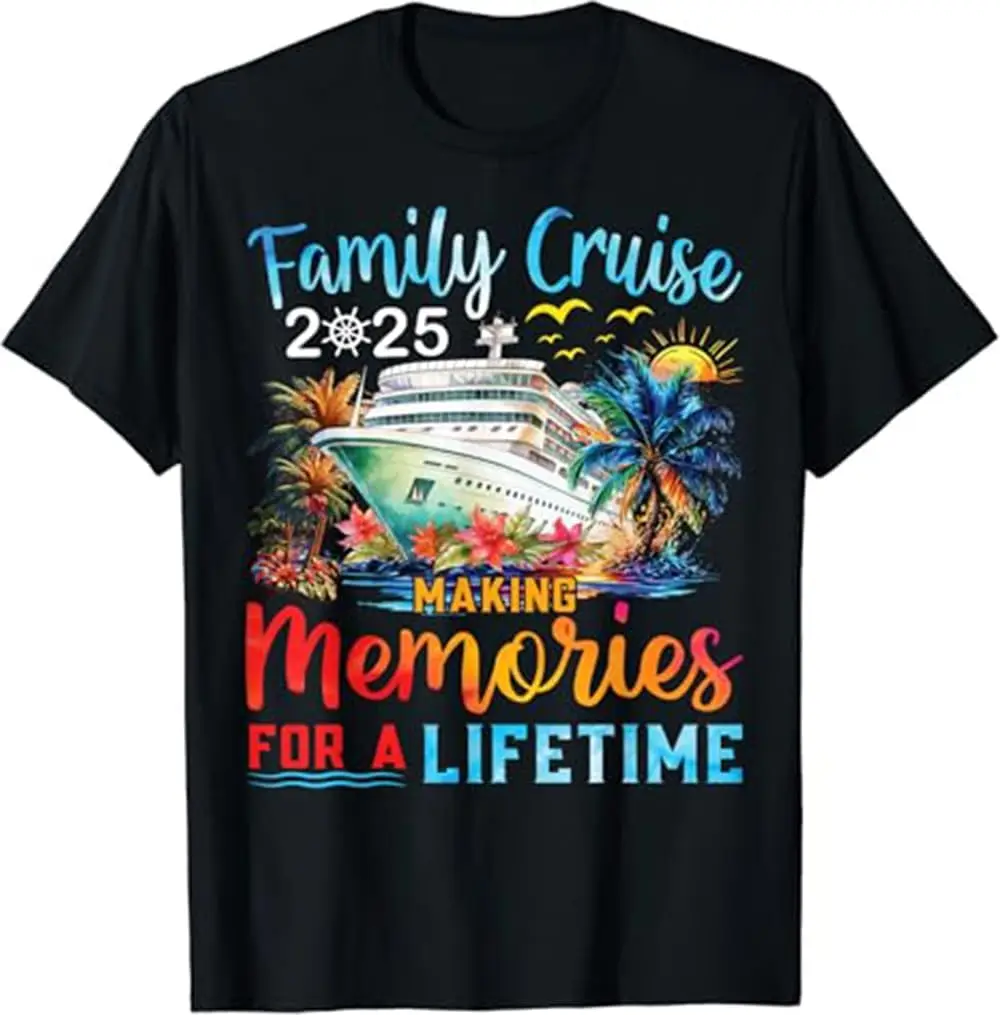 Family Cruise 2025 Family Matching Cruise Vacation Party T-Shirt