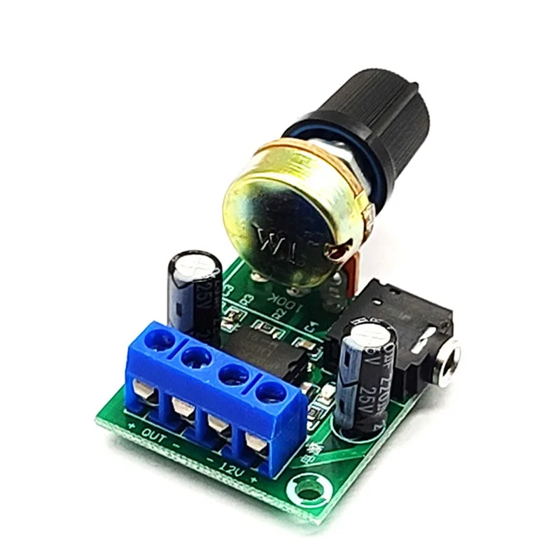 LM386 DC 3V-12V Mono Mini Power Amplifier Board YX1667 Audio Power Amplifier Board Adjustable Volume Mini Power Amplifier Module