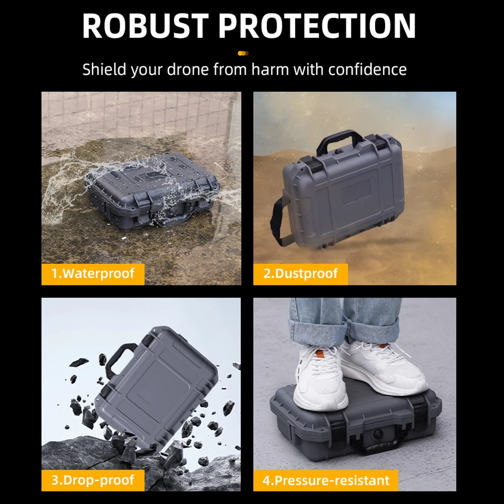 กล่องกันระเบิดสำหรับ DJI Neo ถุงเก็บของกระเป๋าใส่คอมพิวเตอร์เคสพกพาแบบพกพากันน้ำสำหรับอุปกรณ์เสริมโดรน DJI Neo