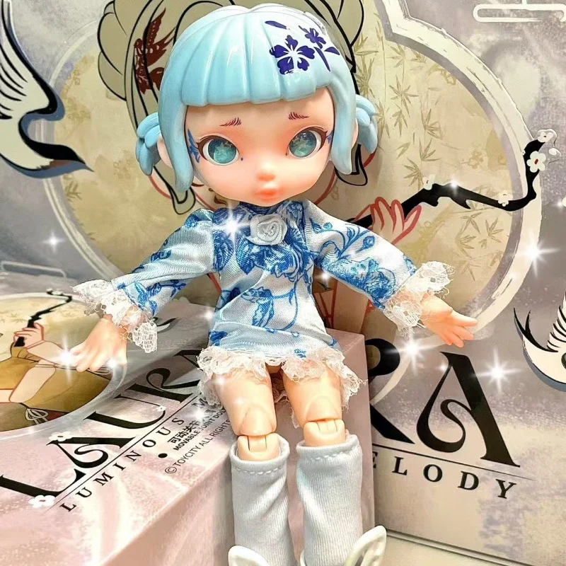 حار بيع منتج جديد لورا العائمة ضوء بروكيد اللون صندوق أعمى المشتركة المنقولة Mjd12 سبليت دمية تمثال حلية لعبة عصرية #4