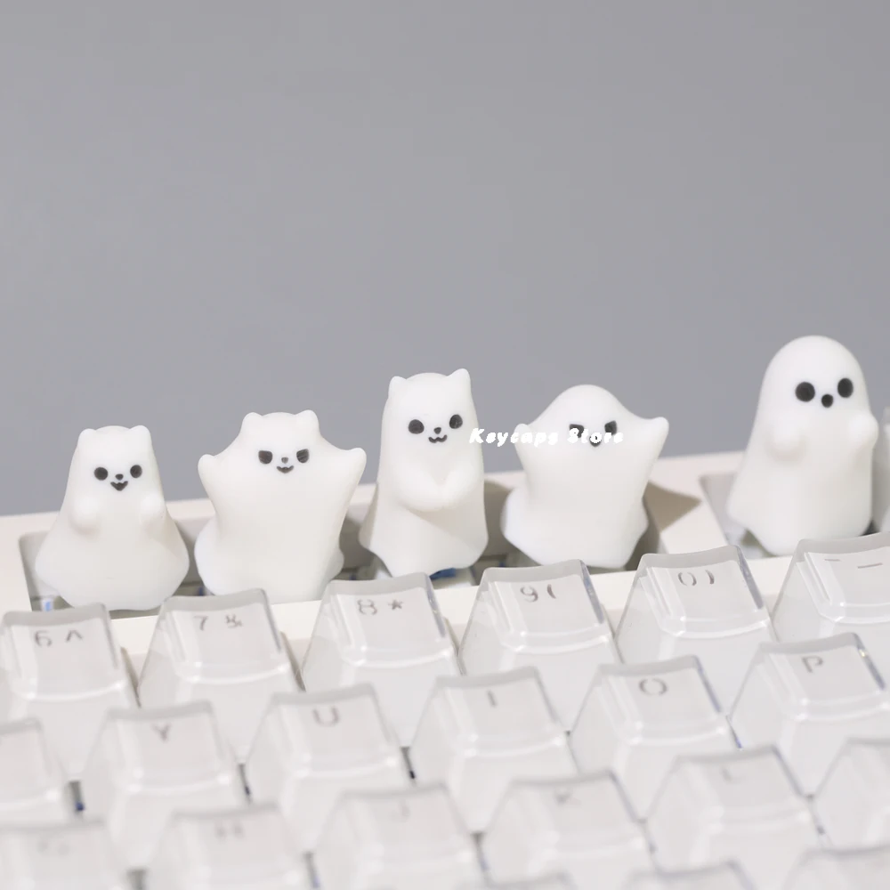 Persönlichkeit Kawaii Keycaps kreative drei dimensionale 3D Original niedlichen DIY Ghost Keyboard Keycaps für mechanische Tastatur