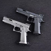 1:3 Alloy G34 TTI Mini Pistol Model Keychain Detachable Fake Gun Collection Bag Pendants Fidget Toy Party Gift for Adult Boy