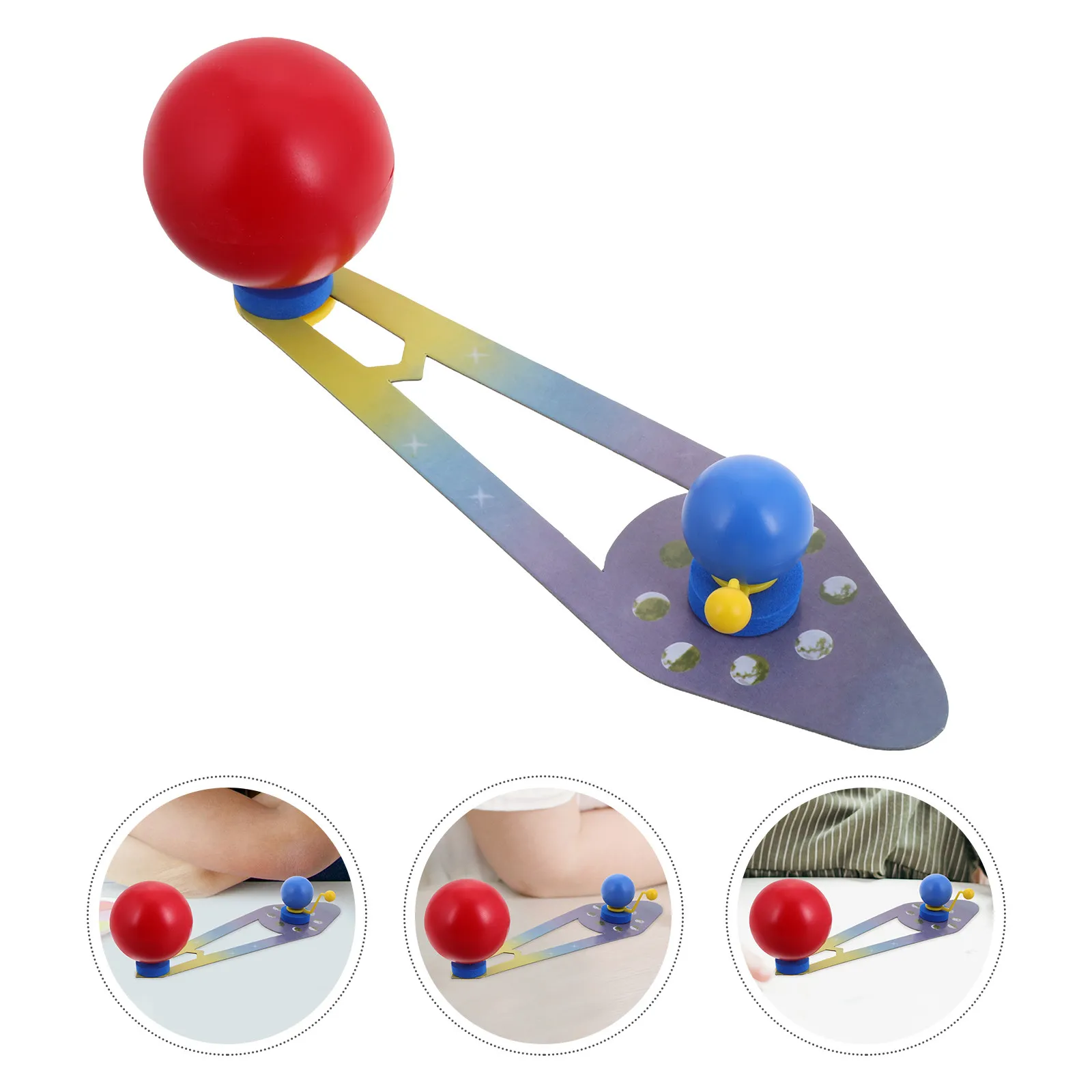 1Set DIY Solar System Educational Kit Realistic Sun Earth Moon Orbits Hands on Learning Tool for Kids Toddlers Preschool Stem