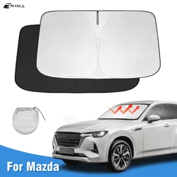 Windshield Sunshade for Mazda CX60 CX-60 CX 60 2020 2021 2022-2023 2024 Window Shade Sun Visor Protector Blocks UV Rays