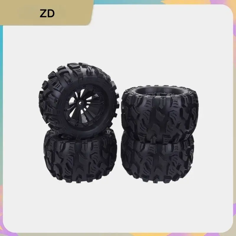 

ZD Racing 4 шт. 12 мм гоночные шестигранные колеса и шины 125 мм для 1/10 Monster Truck Off Road HPI HSP Savage XS TM Flux LRP