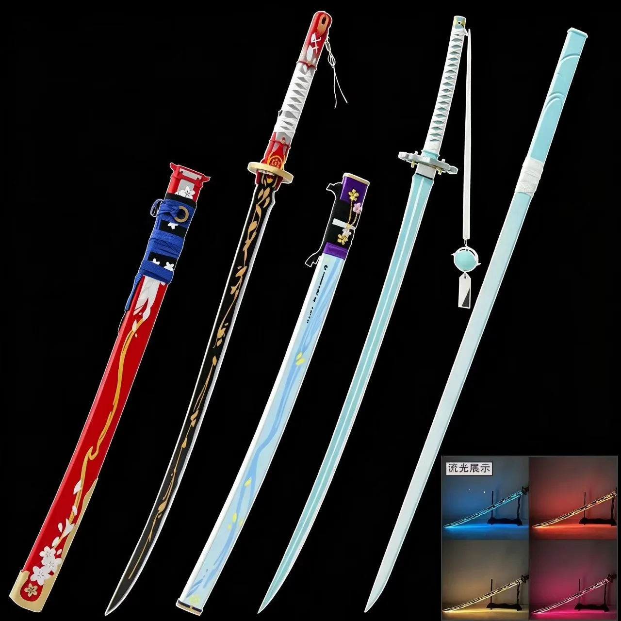 Game Wuthering Waves Hiyuki Luminous Sword Weapons Cosplay Props Halloween Christmas Fancy Party Accessories