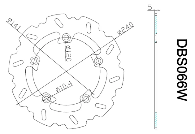 ARASHI Motorcycle Rear Brake Disc Rotor Brake Disk Stainless Steel For Suzuki GSR400 GSR750 Gladius 650 Bandit 1250 GSX FA - view 3