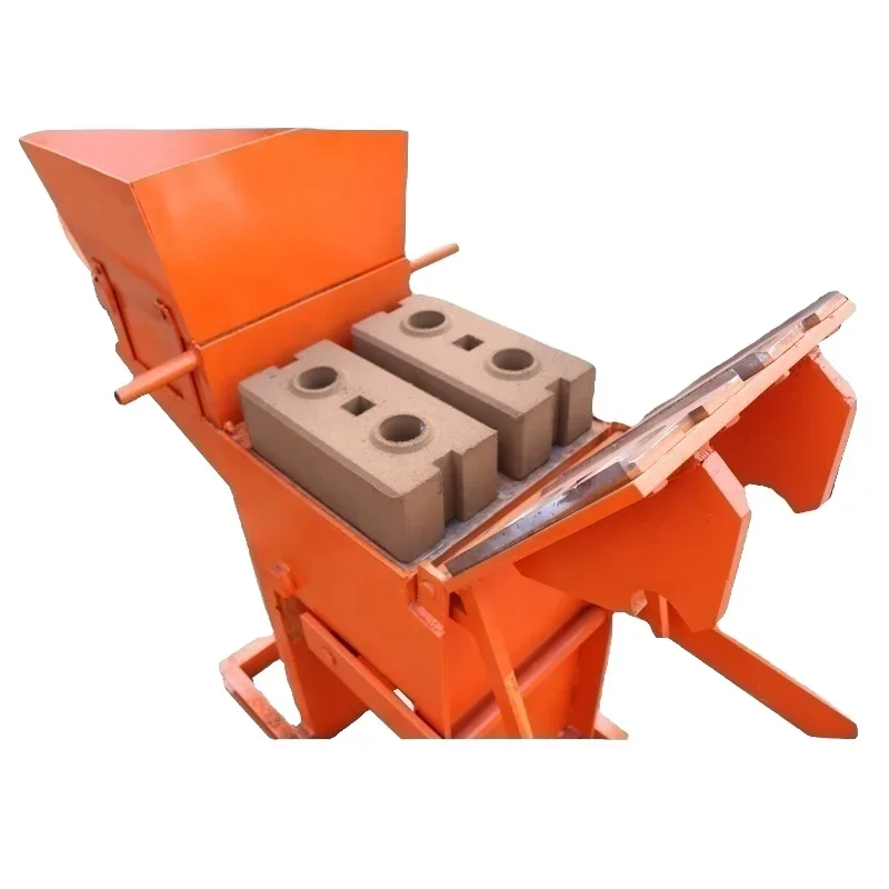 

XM2-40 hydraulic press semi automatic clay soil Interlocking brick block making machine