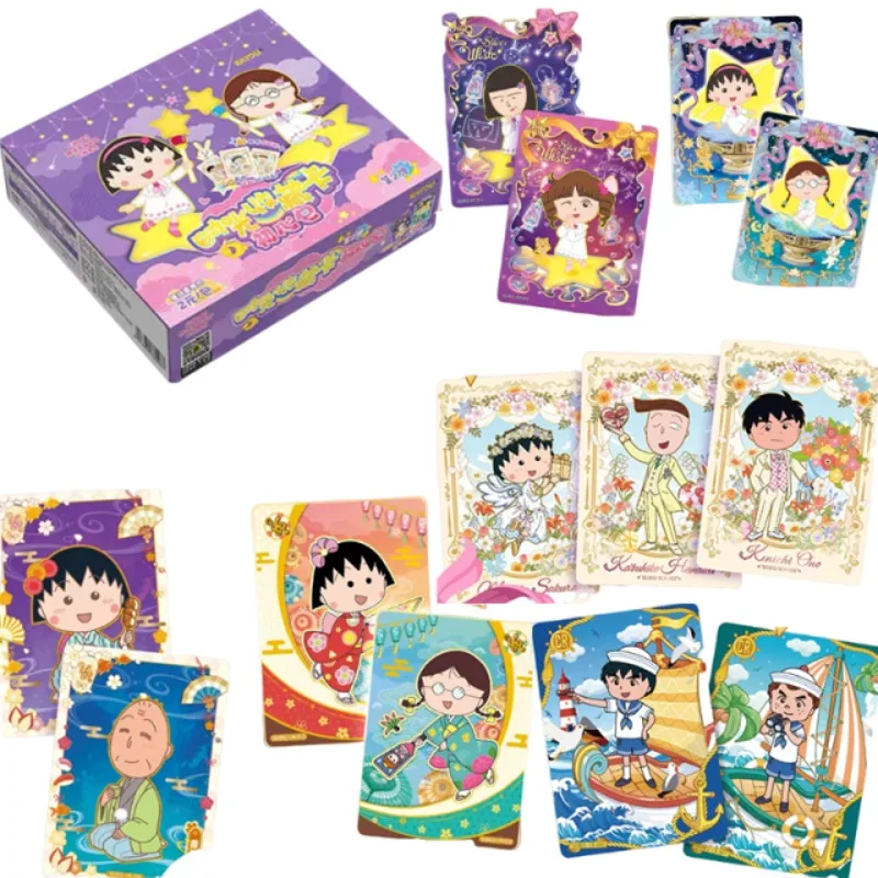 بطاقات KAYOU Chibi Maruko-chan حزمة نية أصلية سلسلة 2 بطاقات جمع RareTimes العلامة التجارية الجديدة ألعاب هدايا محيطية أنيمي #1