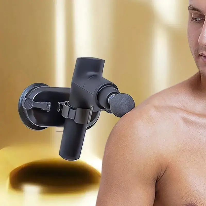Massage Gun Holder Suction Cup Fascia Gun Bracket Fixer Free Your Hands Massager Partner No Installation Needed