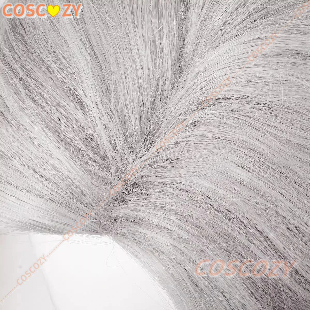 Xavier Wig Love And Deepspace Xavier Cosplay Wig Grey Short Heat Resistant Synthetic Hair Halloween Party Hair Wigs + Wig Cap