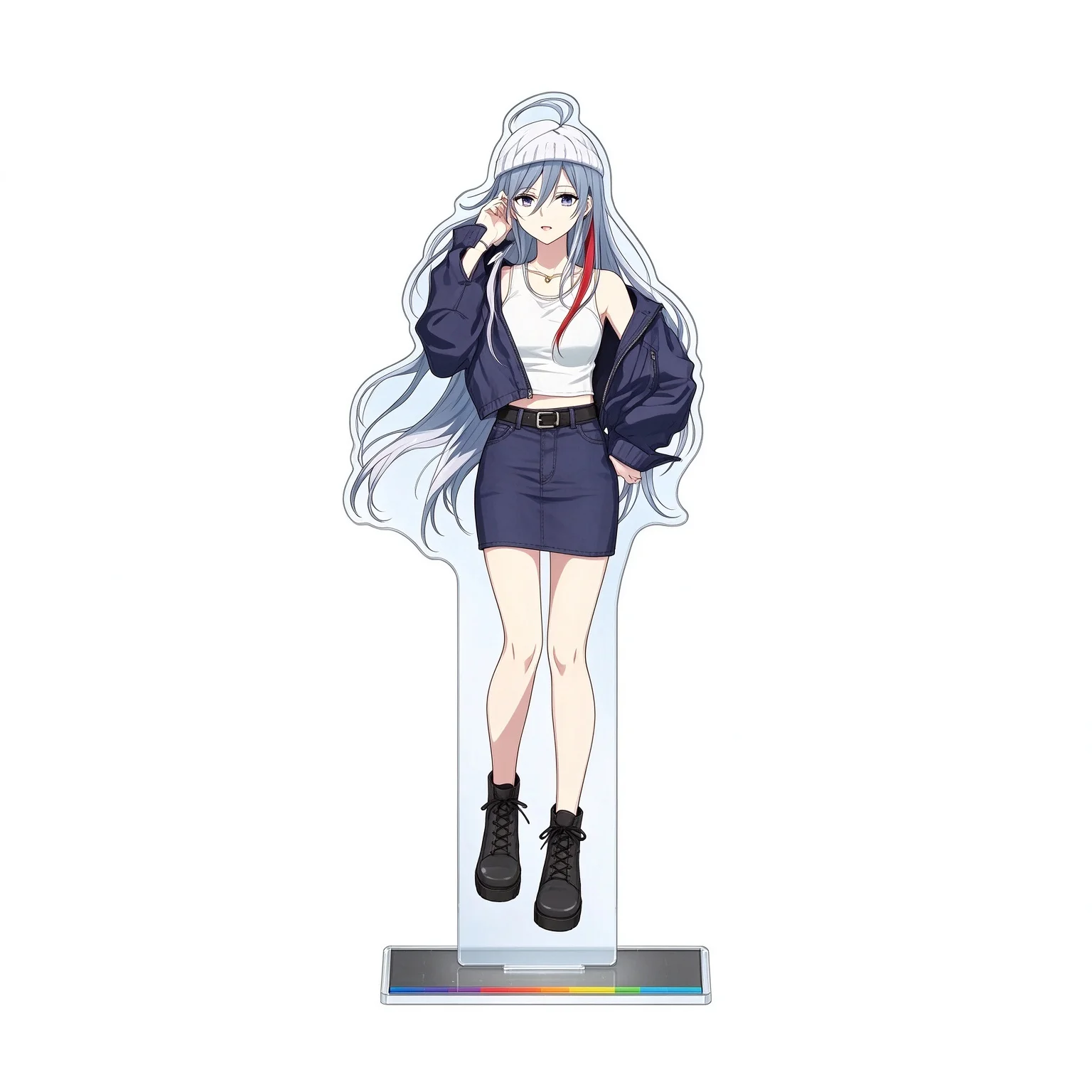 Nuevo Estilo Anime 86 -Eighty Six- Decoración de Escritorio, Juguete Coleccionable, Modelo de Figura de Acción, Soporte Acrílico, Llavero