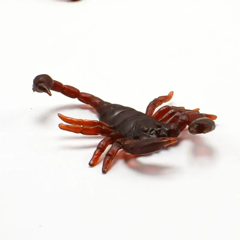 Simulação Scorpion Toy Para Halloween, Prank Terror, Modelo engraçado de Halloween, Dia da mentira, 10 unid, Dia da mentira