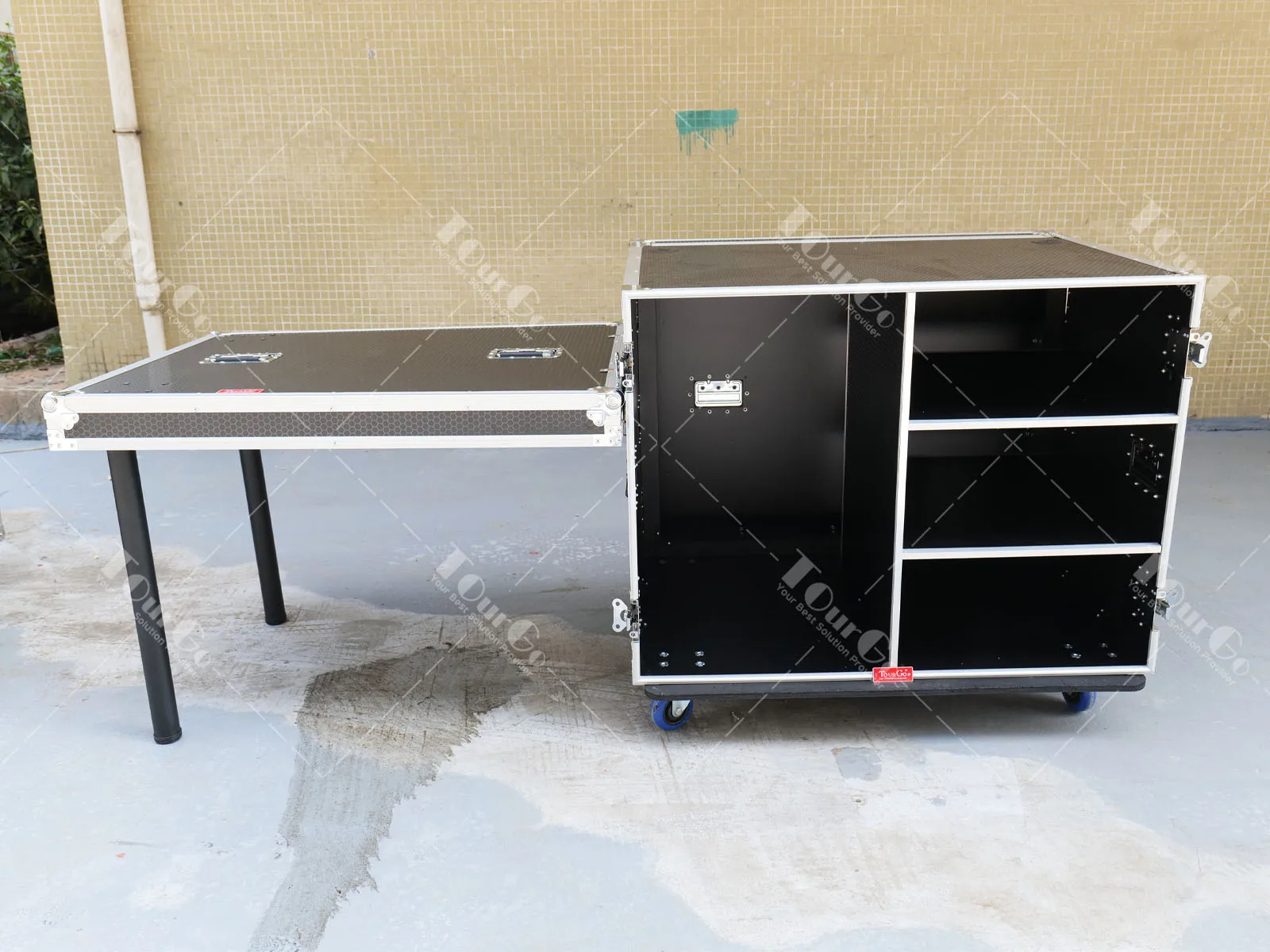Kaffeebox Flightcase 100x75x70 Kaffeewagen Workstation Flightcase