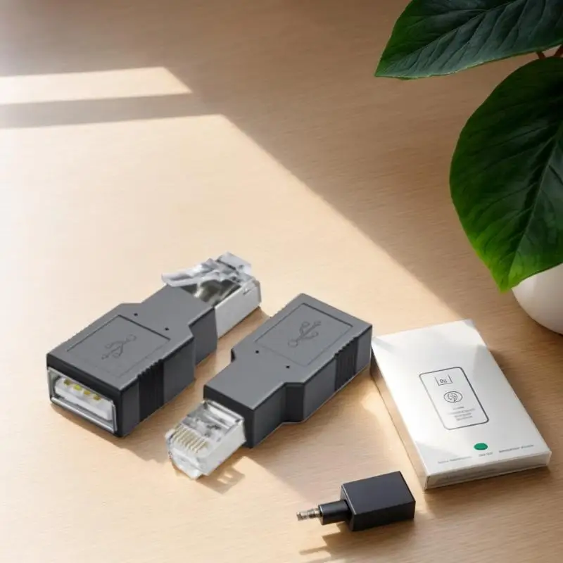 USB naar RJ45 Ethernet -adapter voor camera -desktoprouters connectiviteit 100Mbps F19E