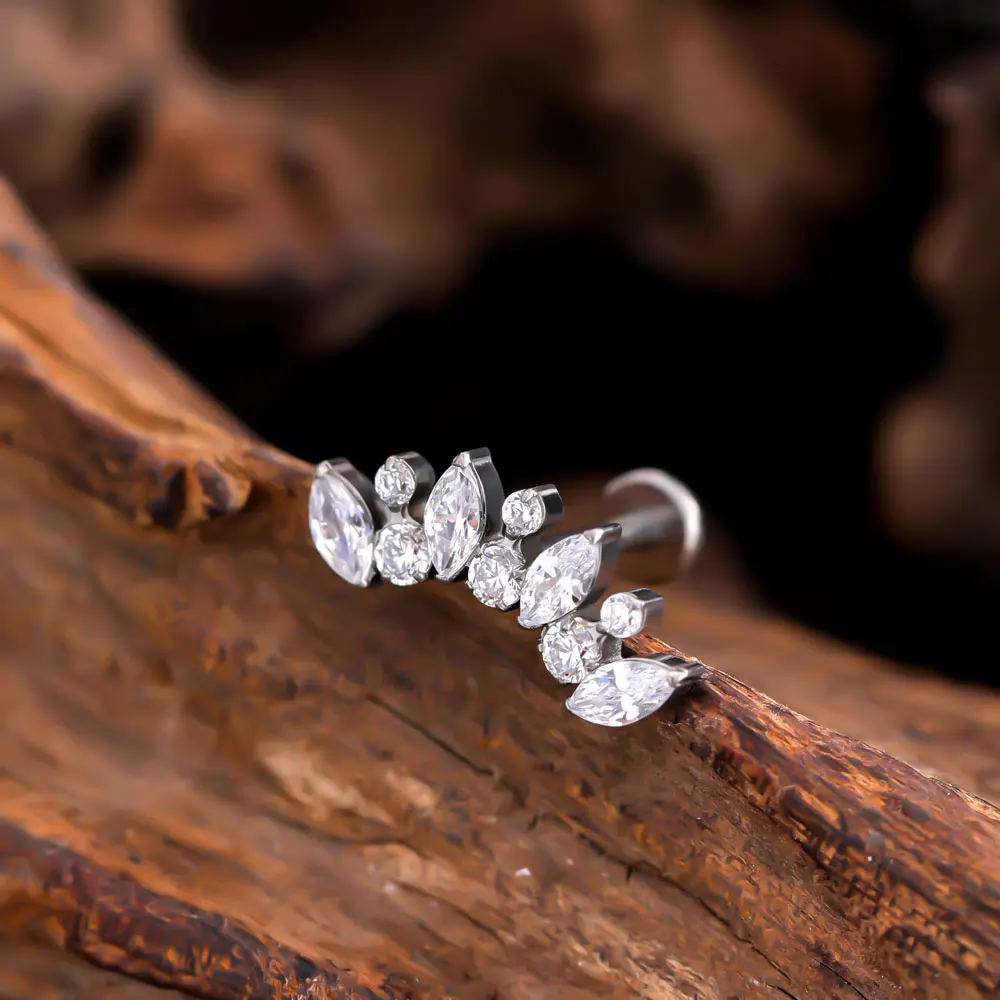 Thumbnail 4 - #50 Popular Ear Stud Piercings Choices