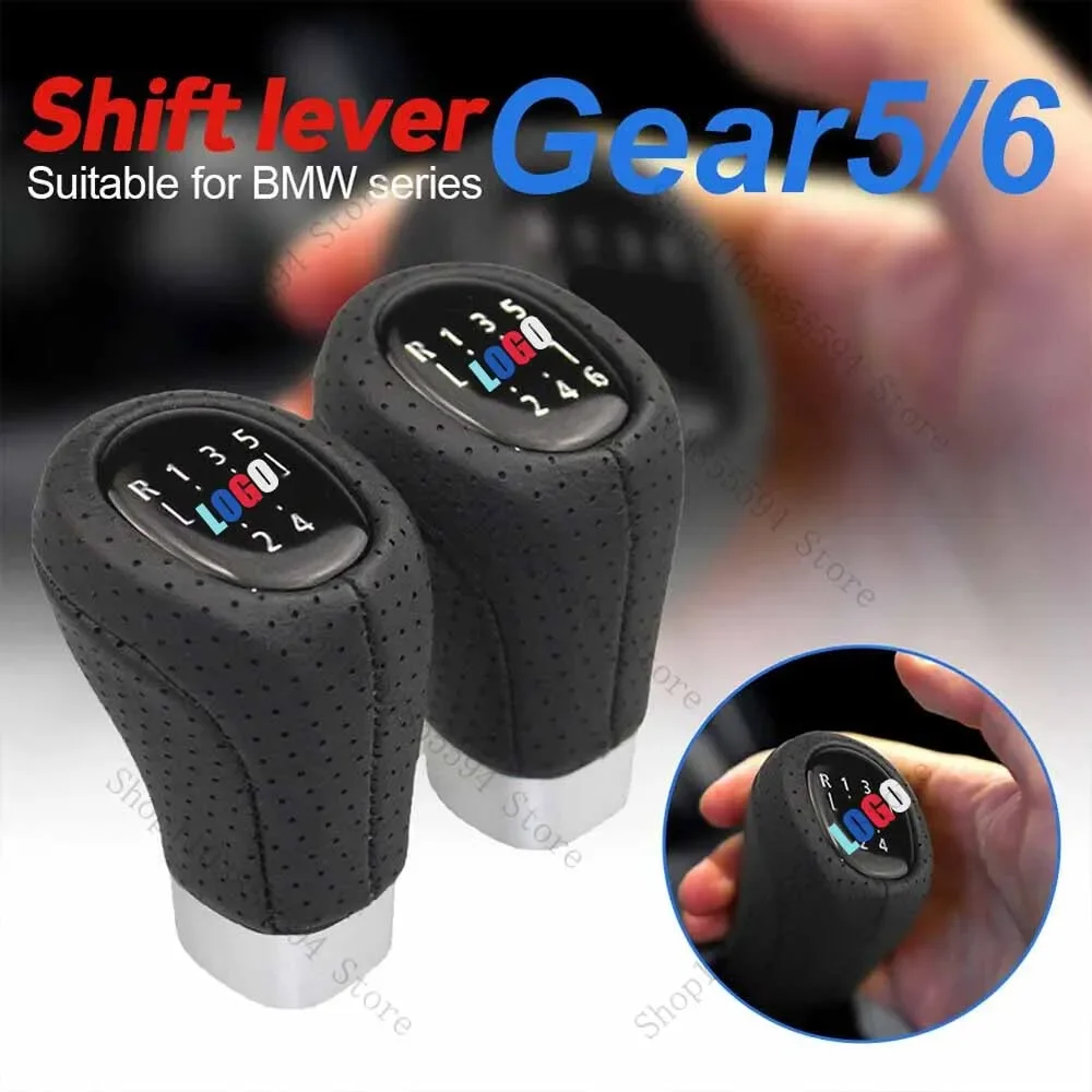 

5/6 Speed Gear Shift Knob For BMW 1/3 Series E46 E60 E63 E64 E87 E88 E90 E91 E92 E93-Shifter Lever Stick Handball Internal Parts