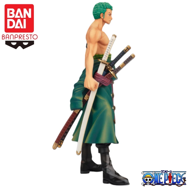 Disponibile Bandai Genuine One Piece Chronicles MSP Zoro Spada a tre spazole Scenario Figure Action Doll Collection Regali