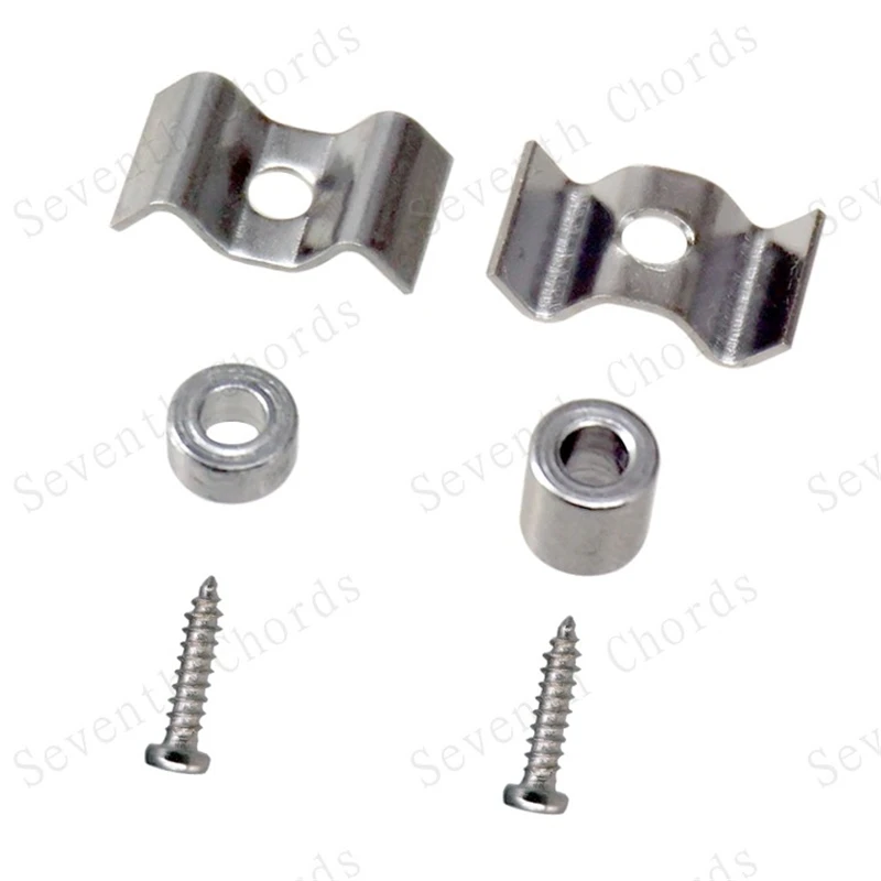 4 Sets/Lot goldene Gitarrensaitenhalter für E-Gitarren-Zubehörteile, Musikinstrumente – Detail 24