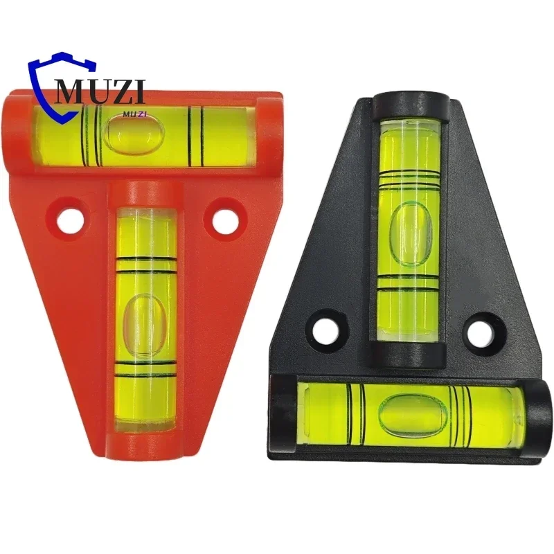 T-type waterpas kunststof meten verticale en horizontale versteller scope driehoekige niveaumeetset voor caravan camper