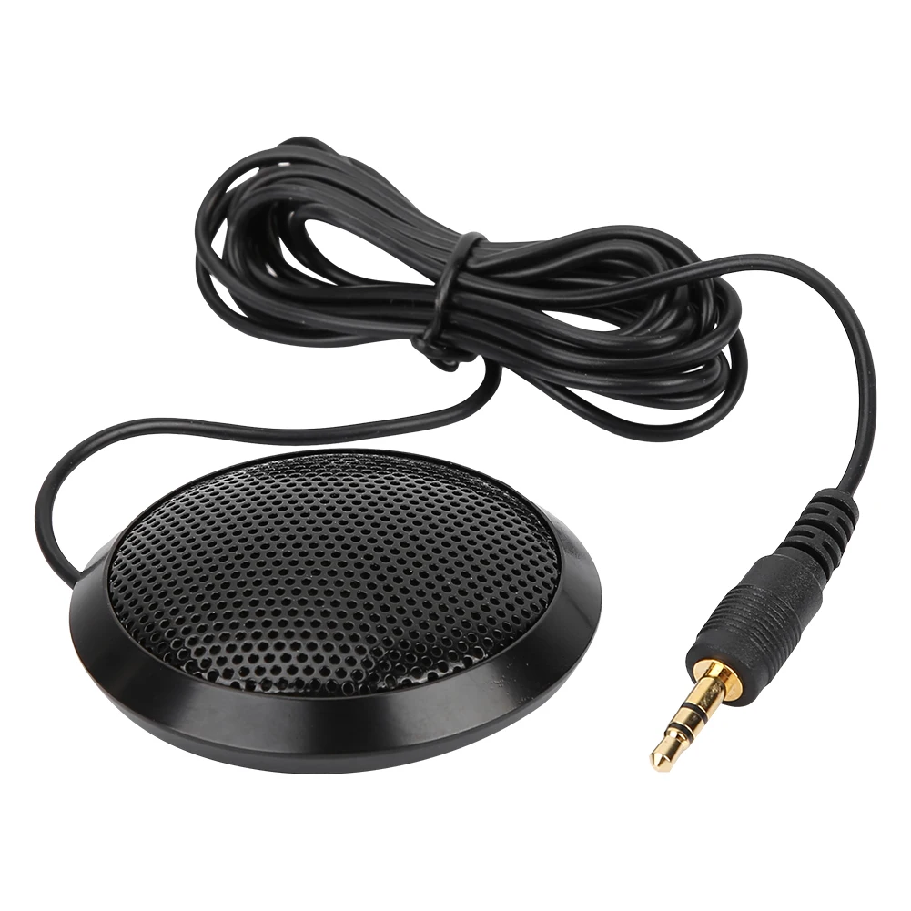 3.5mm Portable Desktop Computer Microphone for Conference Recording Video Meeting Call Conference Microphone