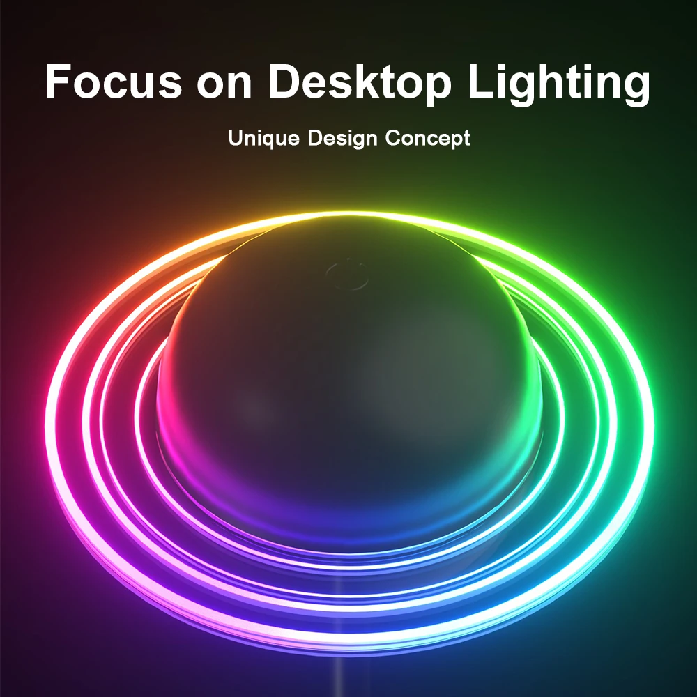 Wine Bottle Mood Lamp with Music Sync RGB Night Light  USB Rechargeable LED Table Lamp Gift for Home Room Bar Party Decor